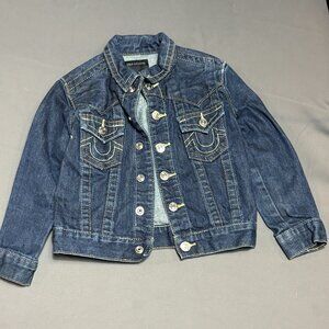 Kids Unisex True Religion Jean Jacket Size 4